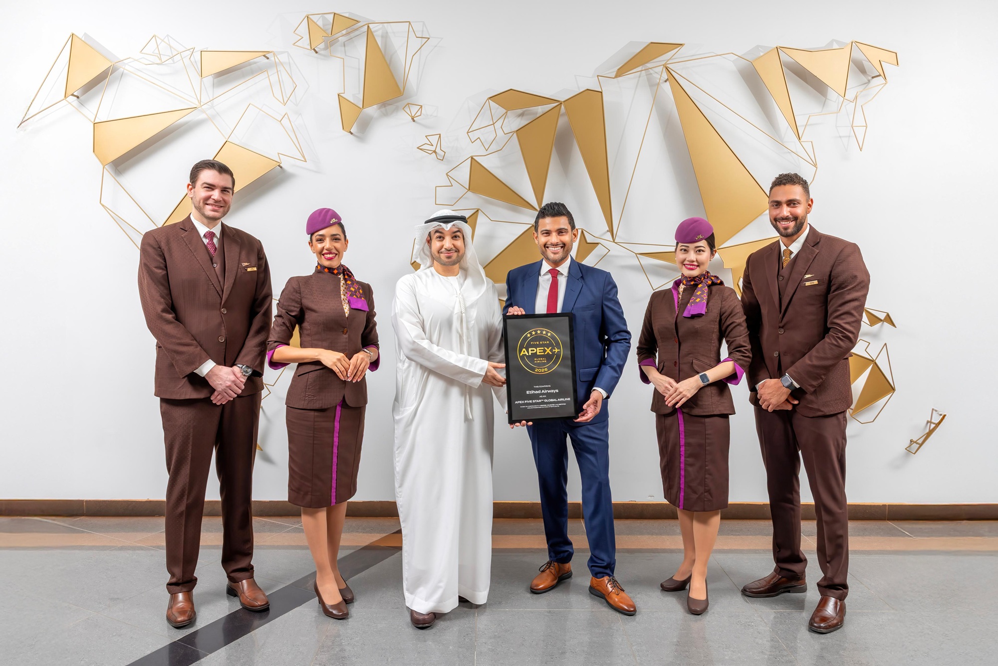 Etihad Airways Named Five-Star Global Airline By Airline Passenger Experience Association For 2026