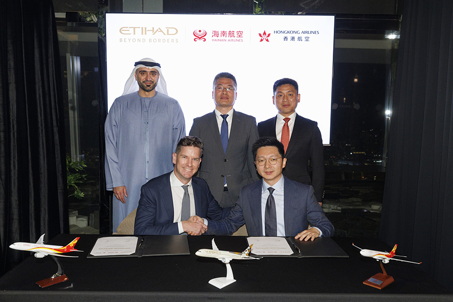 Etihad Airways And Hong Kong Airlines Launch Codeshare Programme And Sign Reciprocal Loyalty Partnership Agreement