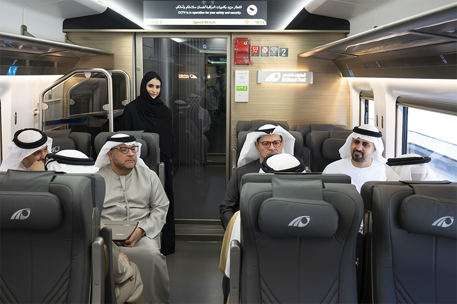 Theyab Bin Mohamed Bin Zayed Chairs Etihad Rail Board Meeting