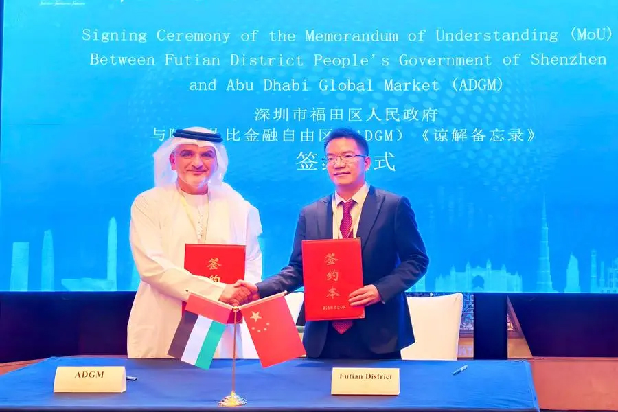 ADGM And Shenzhen’s Futian District In China Establish Strategic Partnership To Advance Cross-Border Financial Ties