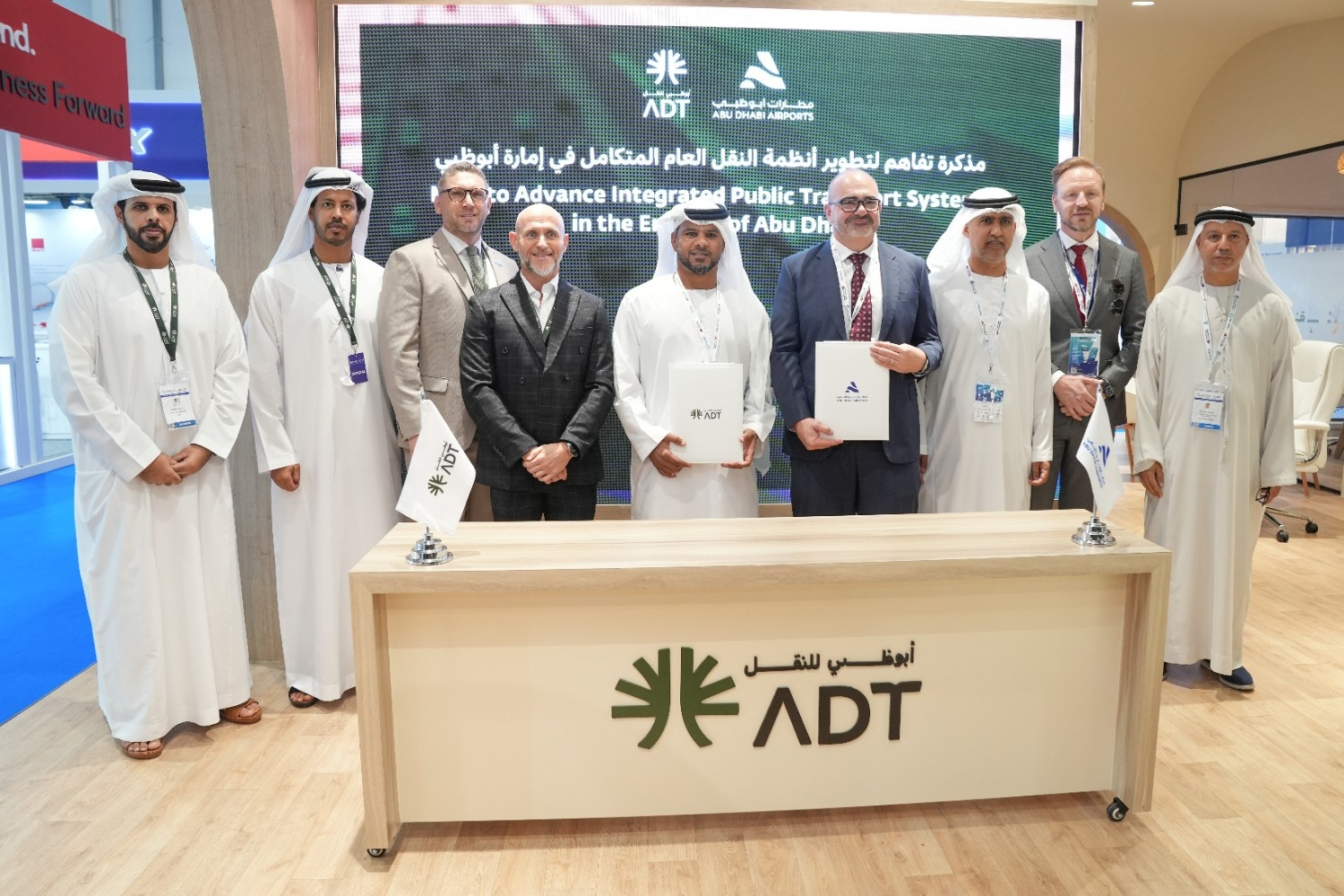Abu Dhabi Airports and Abu Dhabi Transport Sign Memorandum of Understanding to Advance Integrated Public Transport Systems in the Emirate