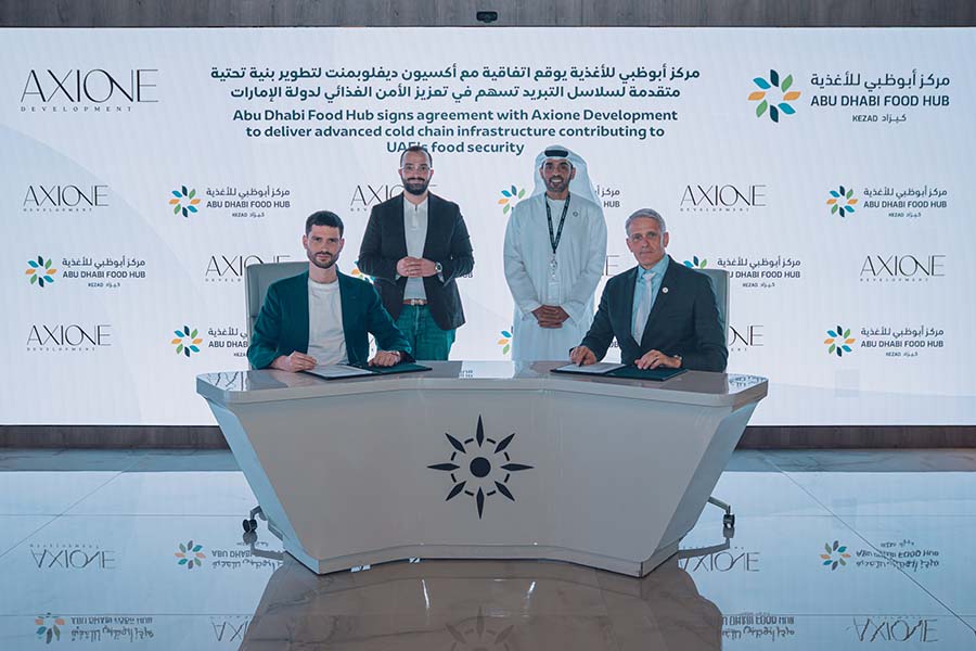 Axione Development To Build Advanced Cold Chain Infrastructure At Abu Dhabi Food Hub