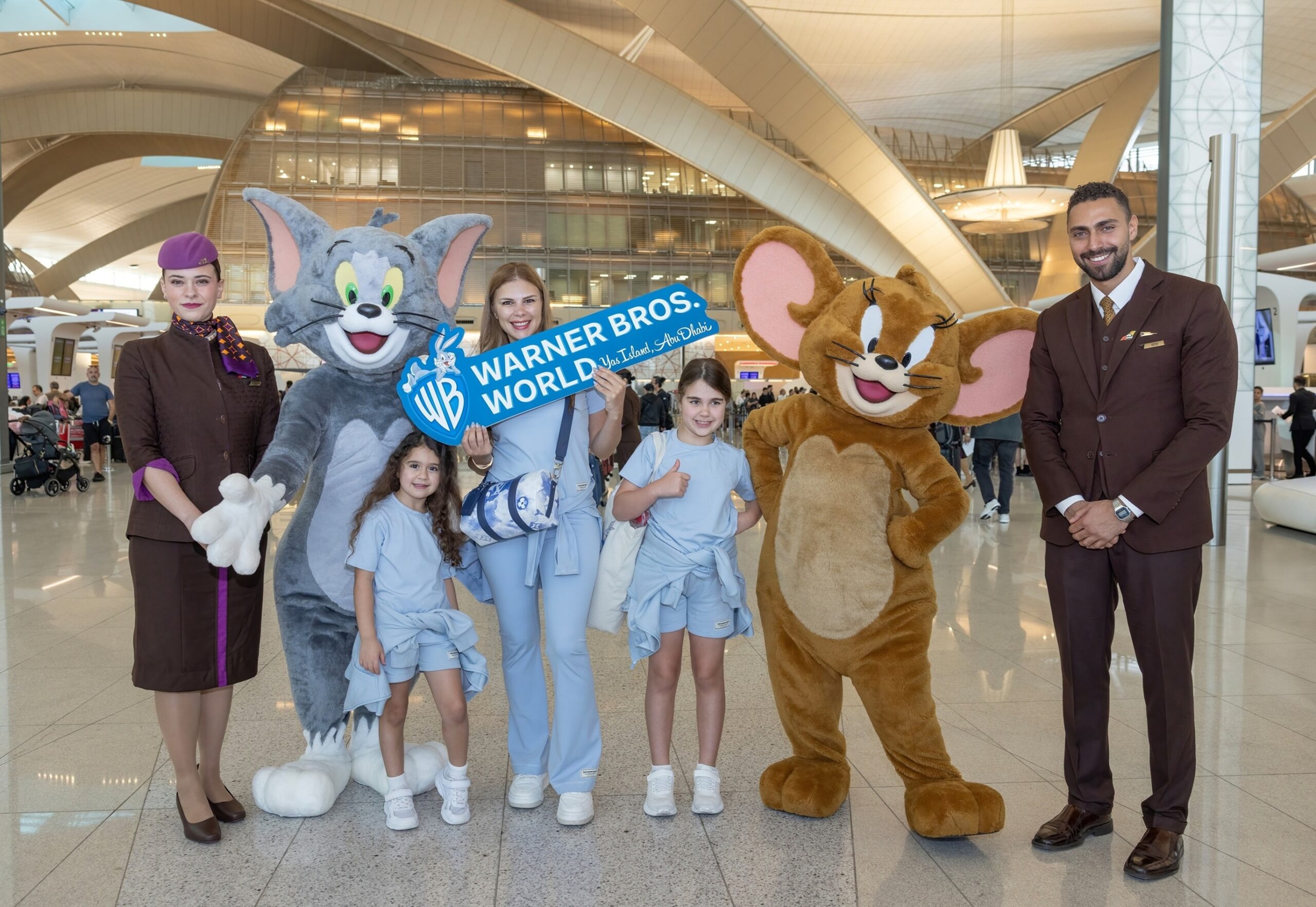 Warner Bros. World™ Yas Island, Abu Dhabi And Etihad Airways Surprise Families Ahead Of Eid Al Adha And Summer Travel Season