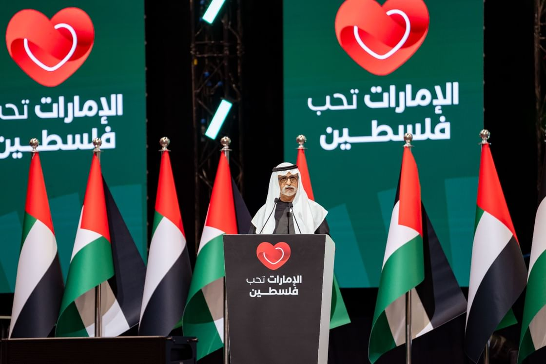With Over 50,000 People In attendance, Nahyan Bin Mubarak Joins Palestinian Community In Celebrating Their Culture, Heritage And Success Stories In UAE